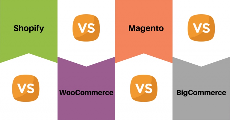 Shopify Vs Woocommerce Vs Magento Vs Bigcommerce