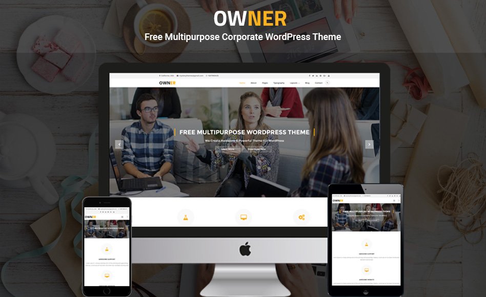 Free Multipurpose Corporate WordPress Theme