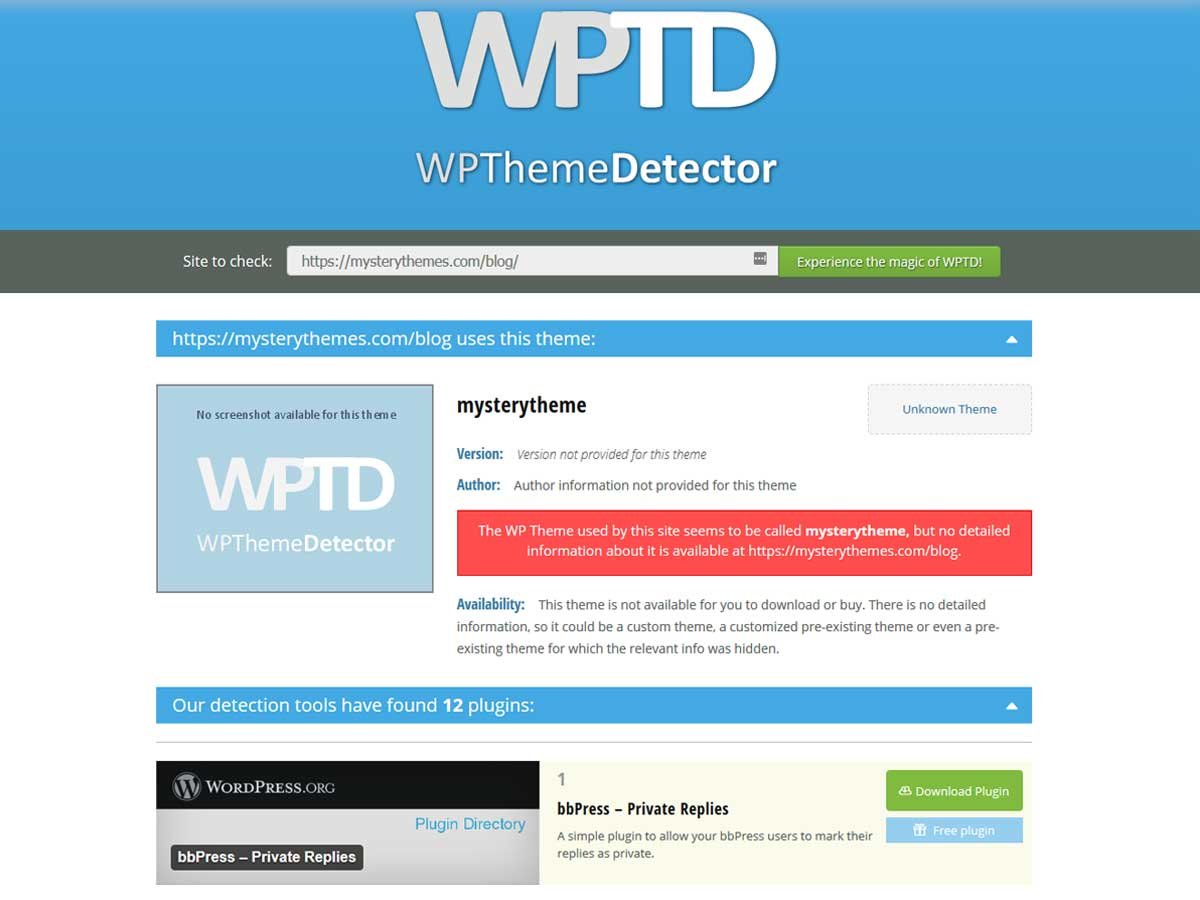 Best WordPress Themes Detectors Tools Tested And Compared