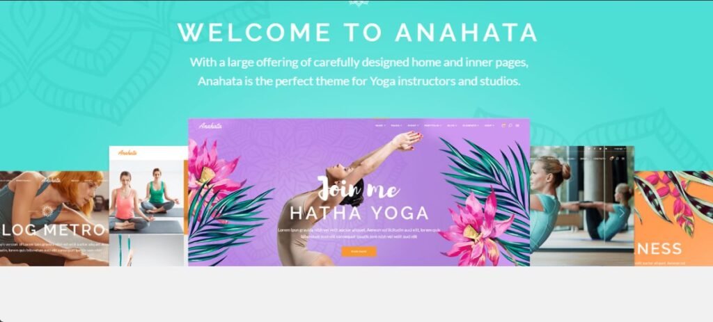 Anahata Gym WordPress  Theme