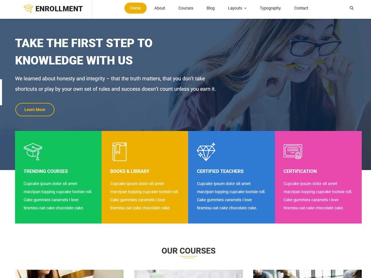 Best design. Education Premium web Template.