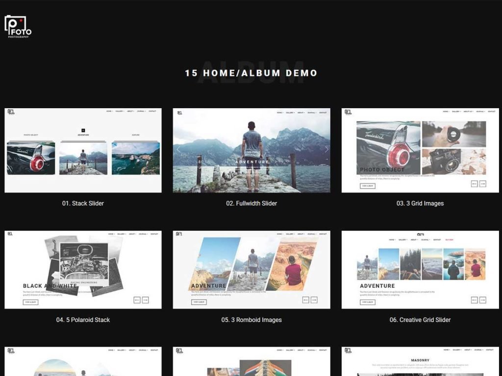 Best Photography WordPress themes for photographers