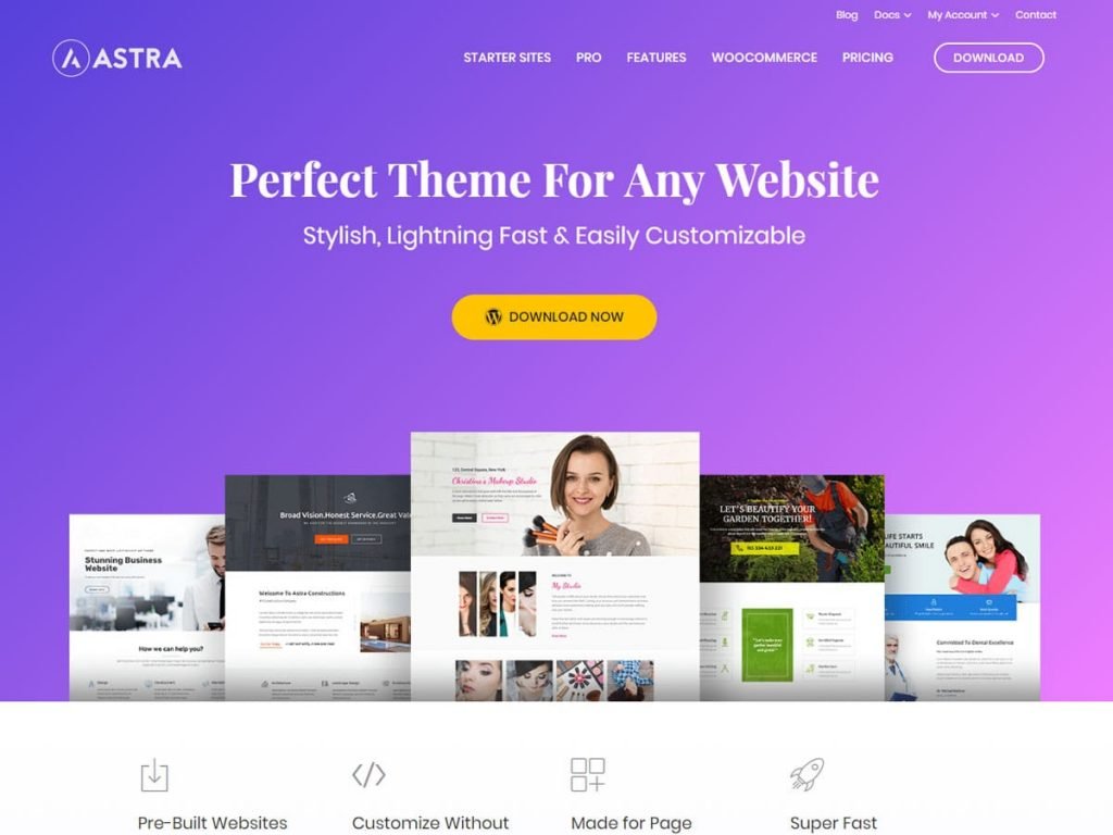 Best Blog WordPress: Astra_Theme