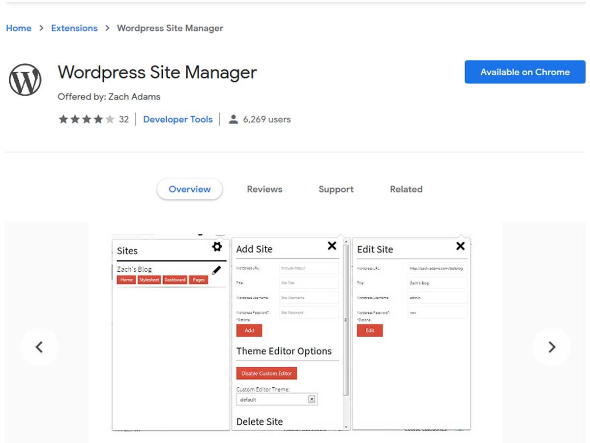 WordPress-site-Manager