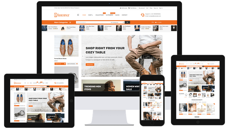 Free Ecommerce WordPress Theme – Shopay