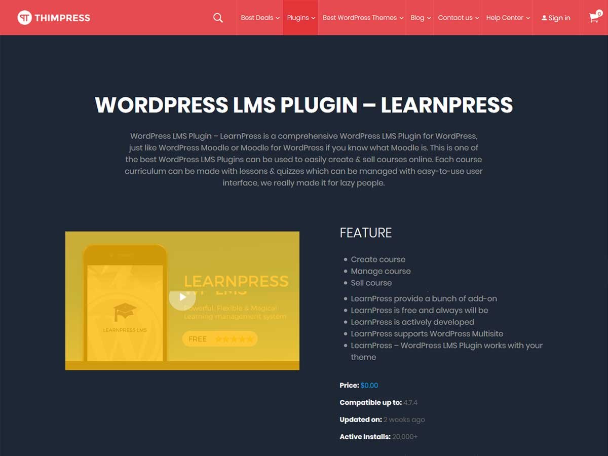 LearnPress: Best LMS WordPress Plugins