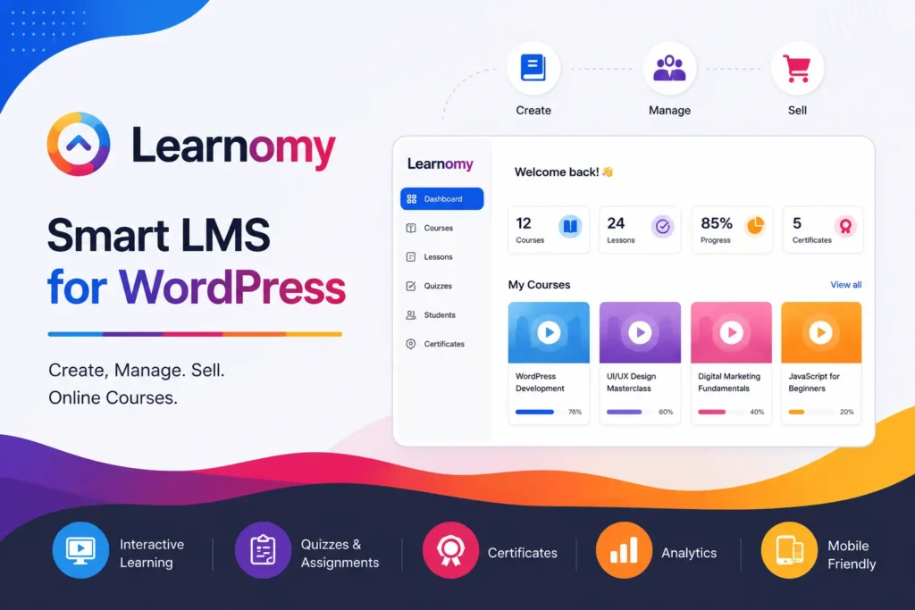 learnomy lms wordpress plugin
