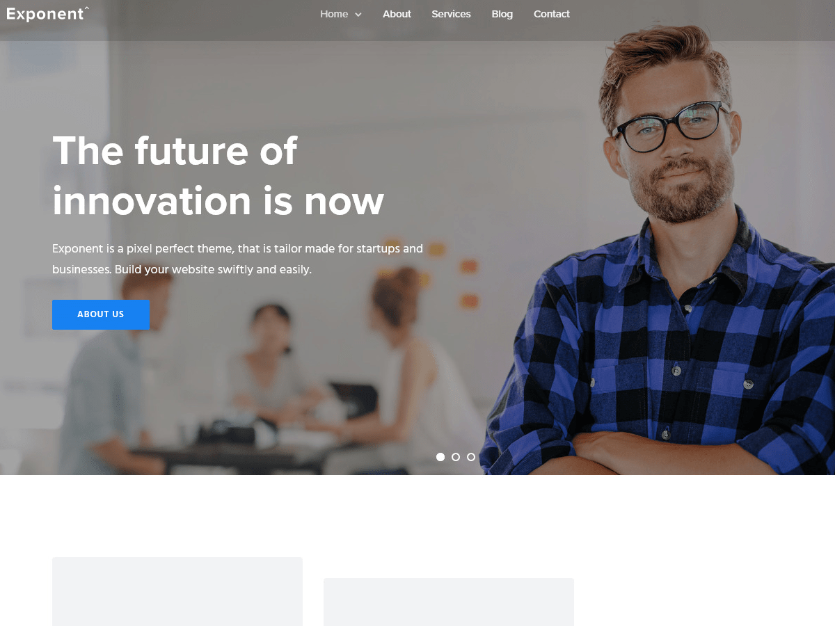 exponent-WordPress-themes-startups