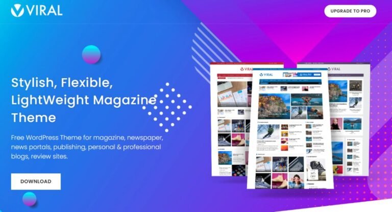 Best Free Responsive WordPress Magazine Themes