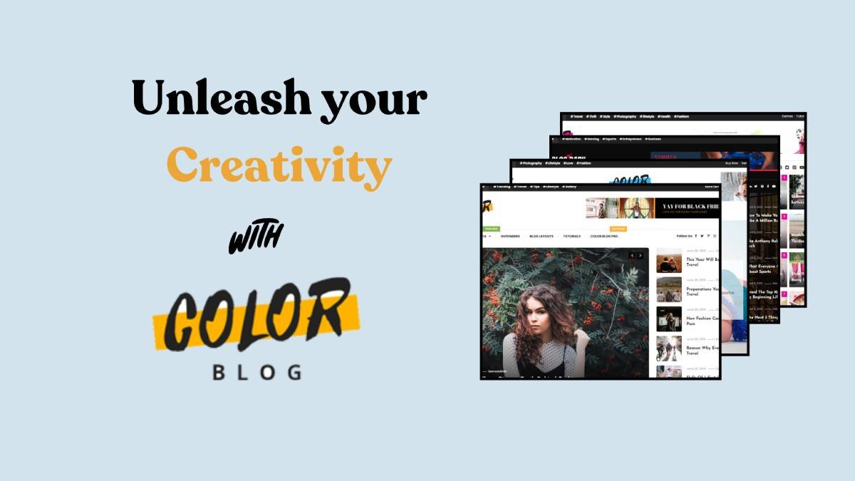 Color Blog WordPress Theme_Blog Banner