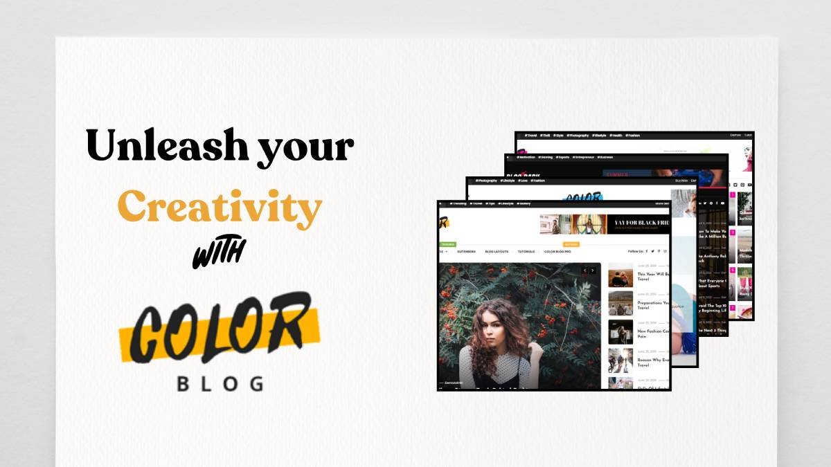 Color Blog WordPress Theme_Blog Banner