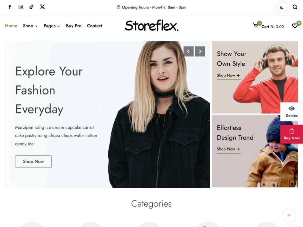 Best Free WordPress Themes: StoreFlex_MysteryThemes