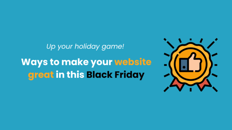 Ways to make your website great this Black Friday