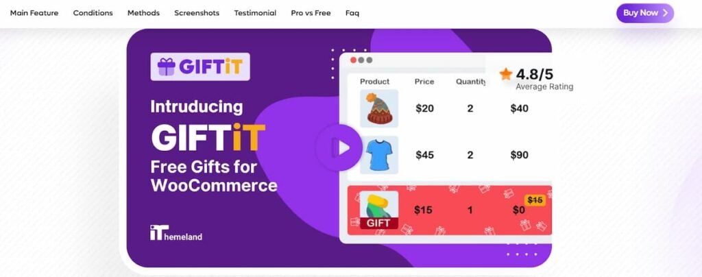 Giftit Premium WordPress Plugin for E-commerce websites