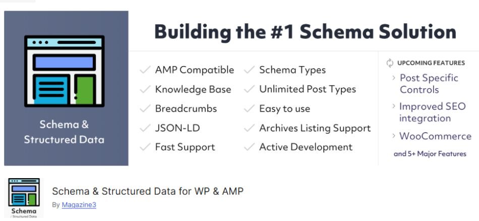 schema and structured data for WP and AMP