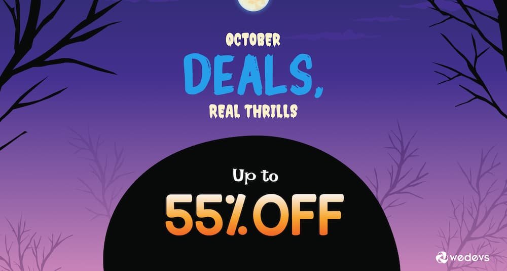 weDevs October (Halloween) campaign