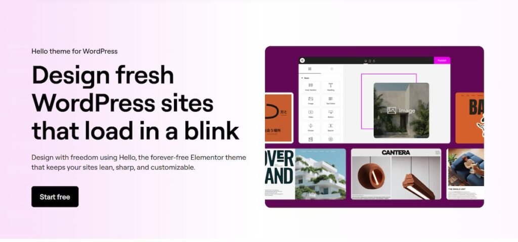 Hello Elementor WordPress Theme
