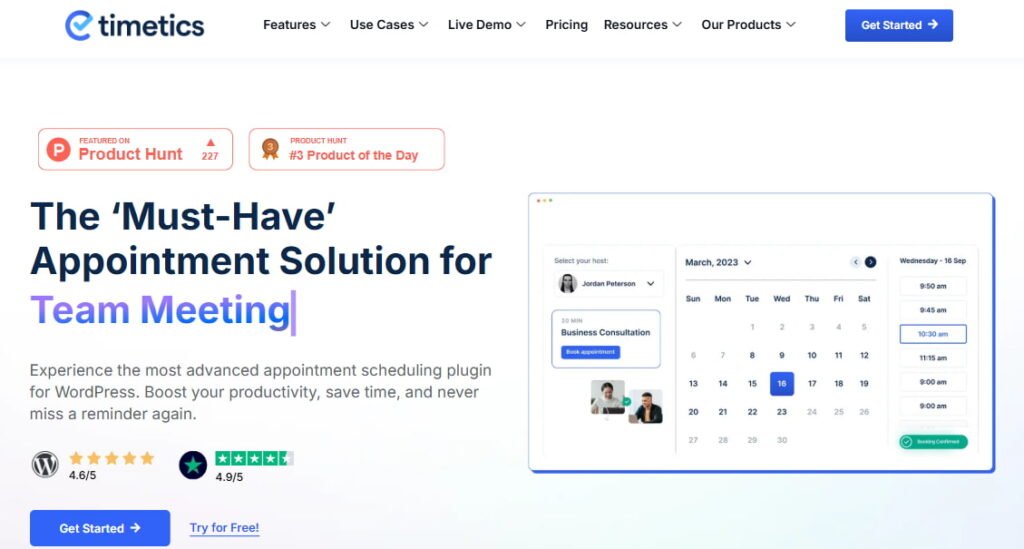 wptimetics booking plugin for wordpress