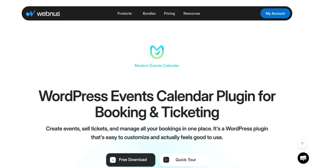 modern event calendar plugin for event ticketing
