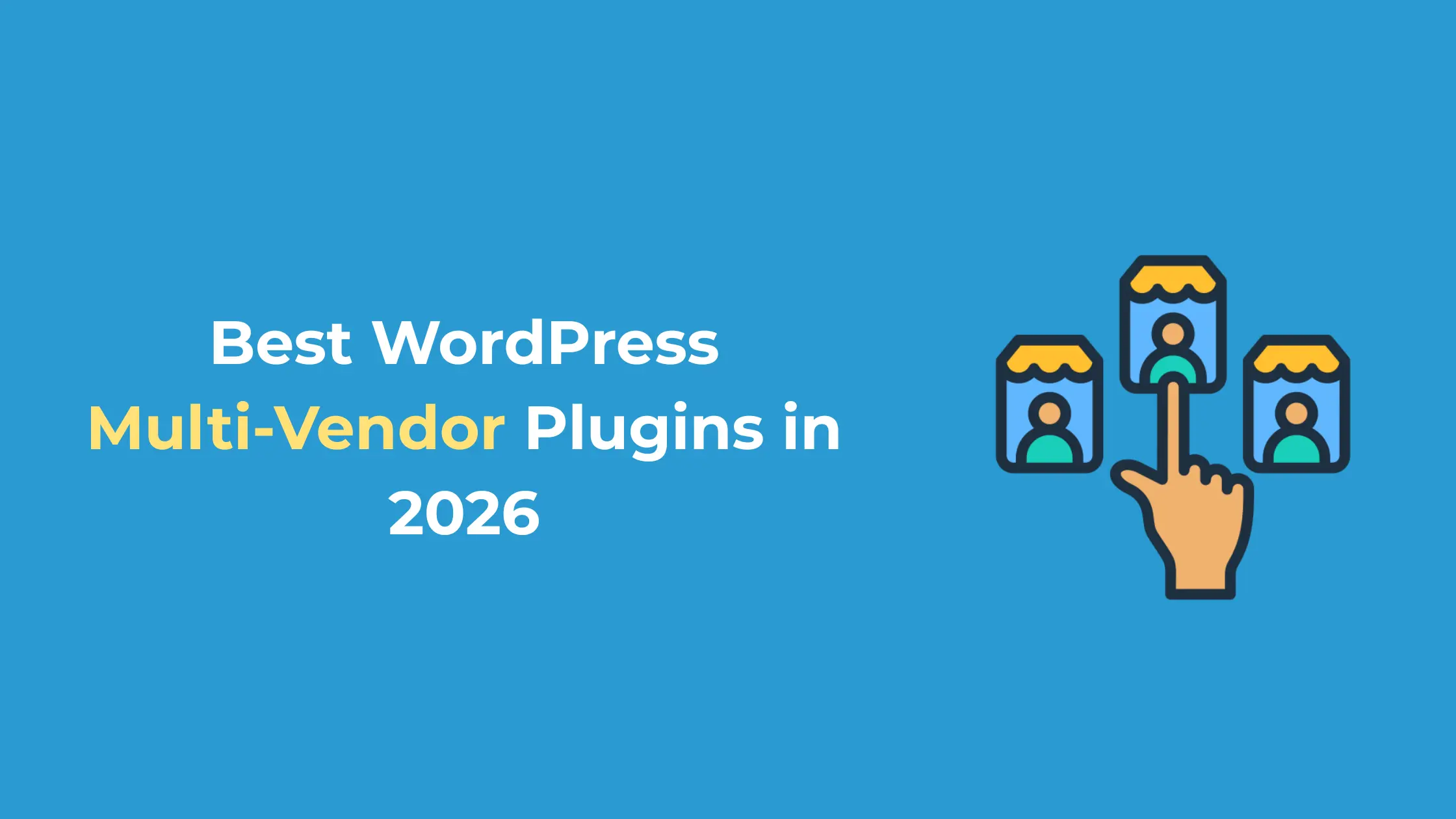 best wordpress multi-vendor plugins banner image